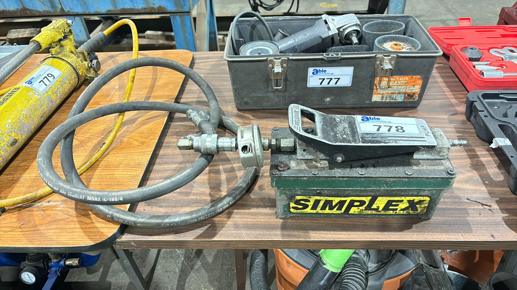 SIMPLEX INDUSTRIAL MACHINE FOOT PEDAL - Able Auctions
