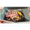 Image 2 : RUBBERMAID BIN OF ASSORTED SAFETY LINES