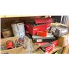 Image 6 : WOODEN STORAGE SHELF & CONTENTS - HILTI ITEMS, TOOLS, ANCHORING ADHESIVE, ASSORTED ABRASIVE CUT OFF