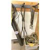Image 2 : LARGE LOT OF BRAIDED ROPE, LIFT LINES, RIGGING CHAINS, BRAIDED CABLE & ASSORTED MISCELLANEOUS