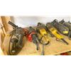 Image 4 : SHELF LOT OF ASSORTED POWER TOOLS