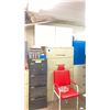 Image 4 : GROUP OF ASSORTED FILING CABINETS, WOODEN CABINETS & BENCH SEAT