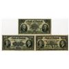 Image 1 : Bank of Montreal, 1938 to 1942, Issued Banknote Trio