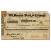 Image 1 : W.R. Brown's "Bank of Exchange," 1869 Issued Draft Signed by James C. Fargo with California & U.S. R