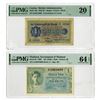 Image 1 : Ceylon & Thailand Issued Banknote Pair, 1927 to 1946