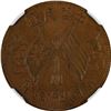 Image 1 : China: Empire, 10 Cash, 1912, Copper, Y-301.6, "1 Circle - 2 Dot Legend", NGC Graded AU 58 BN.