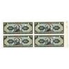 Image 1 : Banco Central del Ecuador, ND (1980s), Uncut Block of 4 Specimen-Proofs