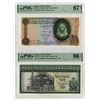 Image 1 : Central Bank of Egypt, 1965 to 1976, Issued Banknote Pair