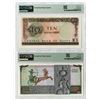 Image 2 : Central Bank of Egypt, 1965 to 1976, Issued Banknote Pair