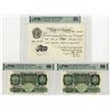 Image 1 : Bank of England, ND (1949-55) and 1950, Issued Banknote Trio.