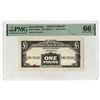 Image 1 : British Armed Forces, ND (1960s), Unlisted £1, "Top Pop" and Only Graded Proof Special Voucher Rarit