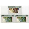 Image 1 : Bank of Israel, 1998 to 2002 (ND 2003),Trio of Issued Banknotes