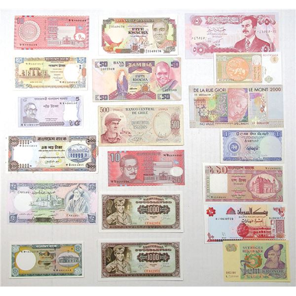 World Wide Banknote Assortment, 1950-2000.
