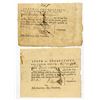Image 1 : State of Connecticut, 1781 to 1782, Lot of 2 Pay-Table Promissory Notes