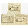 Image 1 : State of Connecticut, 1785 to 1786, Lot of 3 Pay-Table Promissory Notes