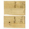 Image 2 : State of Connecticut, Pay-Table Office, "Lawful Silver Money", 1781 Tax Pair Signed by Eliazer Wales