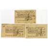 Image 1 : State of Connecticut, Pay-Table Office, "Lawful Silver Money", 1781 to 1782, Trio of Pay-Table Promi