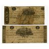 Image 1 : Newark Banking and Insurance Co., Issued 1822, $2 note; and, State Bank at Newark, $1, Contemporary 