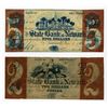 Image 1 : State Bank at Newark, 1862 and 1865, Contemporary Counterfeit Banknote Pair