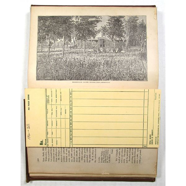 Colorado Tourists Guide by Frank Fossett, Printed in 1880