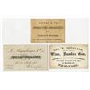 Image 1 : Gold Rush Era Commission Merchant, California Business Card ca.(1850s) and Eastern Alcohol and Cigar