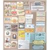 Image 1 : Cigar Label Samples, Stock Certificate, Tickets, Traveler's Checks, Alcohol Prohibition Form, and Ch
