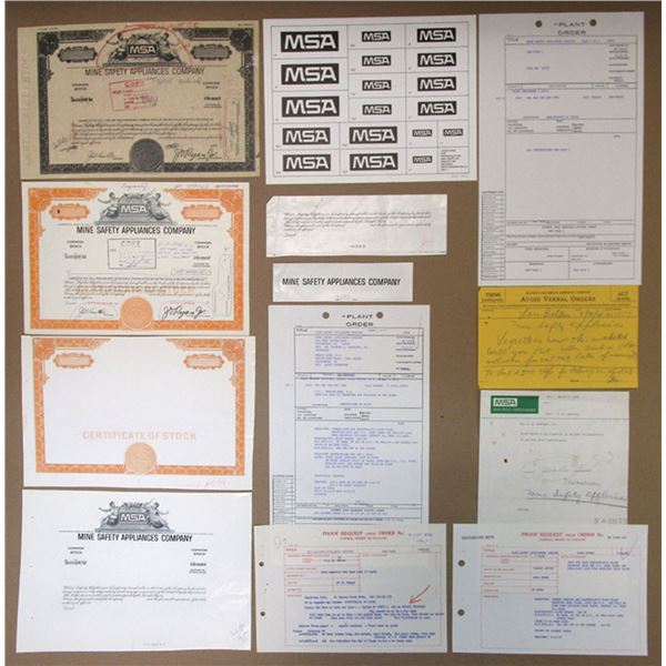 Mine Safety Appliances Co., 1960s, Security-Columbian Production File
