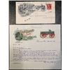 Image 1 : Fish Bros. Wagon Co., 1899 & 1901, Advertising Cover with Matching Full Color Letterhead.