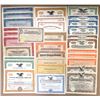 Image 1 : Banking, Finance and Real Estate Stock Certificate Group, I/U and I/C, ca.1910 to 1972