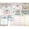 Image 1 : Banking, Railroad, Shipping, and Manufacturing Specimen and Issued Stock and Bond Assortment, ca.183