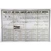 Image 1 : Illinois. Cairo City and Canal Co. 1838 I/C $1000 6% Coupon Bond.