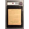 Image 2 : 1933 WORLD WIDE GUM NO.47 HENRY MANUSH KSA GRADED 6