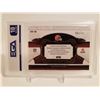 Image 2 : 2007 DONRUSS NATIONAL TREASURES JIM BROWN CUT AUTO RPIZM ALL DECADE/25 EGA GRADED 9