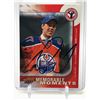 Image 1 : CONNOR MCDAVID IN PERSON AUTOGRAPHED HOCKEY CARD