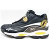 Image 3 : Allen Iverson Autographed Black Reebok The Answer DMX Shoe Philadelphia 76ers Size 14 Left Beckett