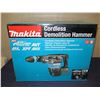Image 1 : Makita GMH01M1 Cordless Demolition Hammer, 1 Battery & Charger New in Box