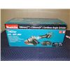 Image 1 : Makita GAG10M1 Cordless Angle Grinder, 1 Battery & Charger New in Box