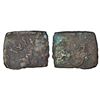 44  Ancient India: Satavahanas, copper coin attributed to Siri Satakani (10050 BC), Obverse  Obverse 