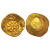 Image 1 : Medieval India: Yadavas of Devagiri, gold punch-marked Asu or 'Padma Tanka' of Ramachandra (1270-131
