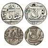 Independent Kingdoms: Maratha Confederacy, domains of the Peshwas - silver rupee and ½ rupee, in the