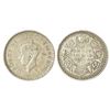 Image 1 : British India: George VI, half silver rupee, 1943, A/Ia, large 3, unlisted in PR.
