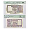 Image 1 : Paper Money: 10 rupees, Boat series, ND (1949), signed by C.D. Deshmukh, value in English in center,
