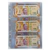 Image 1 : Paper Money: A collection of 16 Republic of India notes, 200 rupees, complete prefix and signature s