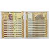 Image 1 : Paper Money: 200 rupees, set of 10 fancy number notes, new Gandhi series, 2017, signed by Urjit Pate