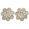 Image 1 : Large Lot: A group of 8 Bundi state silver rupee, Ram Singh, various dates. (8 coins)