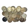 Image 1 : Large Lot: A group of 35 Victoria silver rupee, includes Queen and Empress, various dates. (35 coins