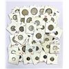 Image 1 : Large Lot: A group of 51 Edward VII silver coins, includes 11x rupee, 18x ½ rupee, 10x ¼ rupee and 1