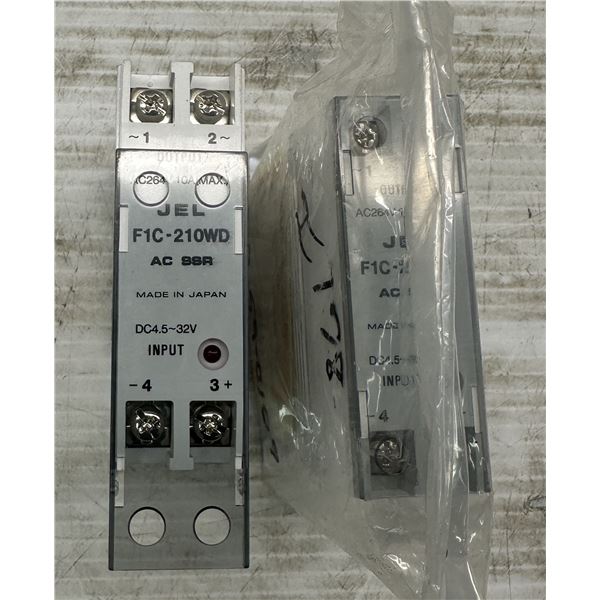 (2) Jel F1C-210WD Solid State Relay