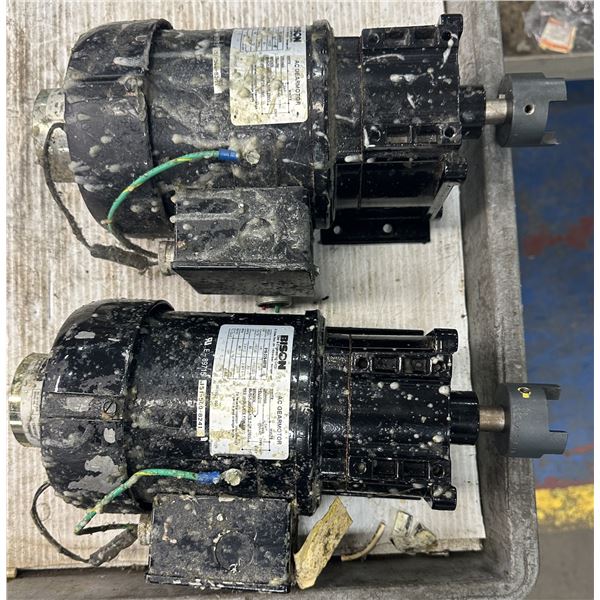 (2) Bison #016-226-6019 AC Gear Motor