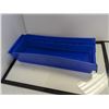 Image 1 : BAC EMPILABLE 17 7/8"x6 5/8"x4 BLEU